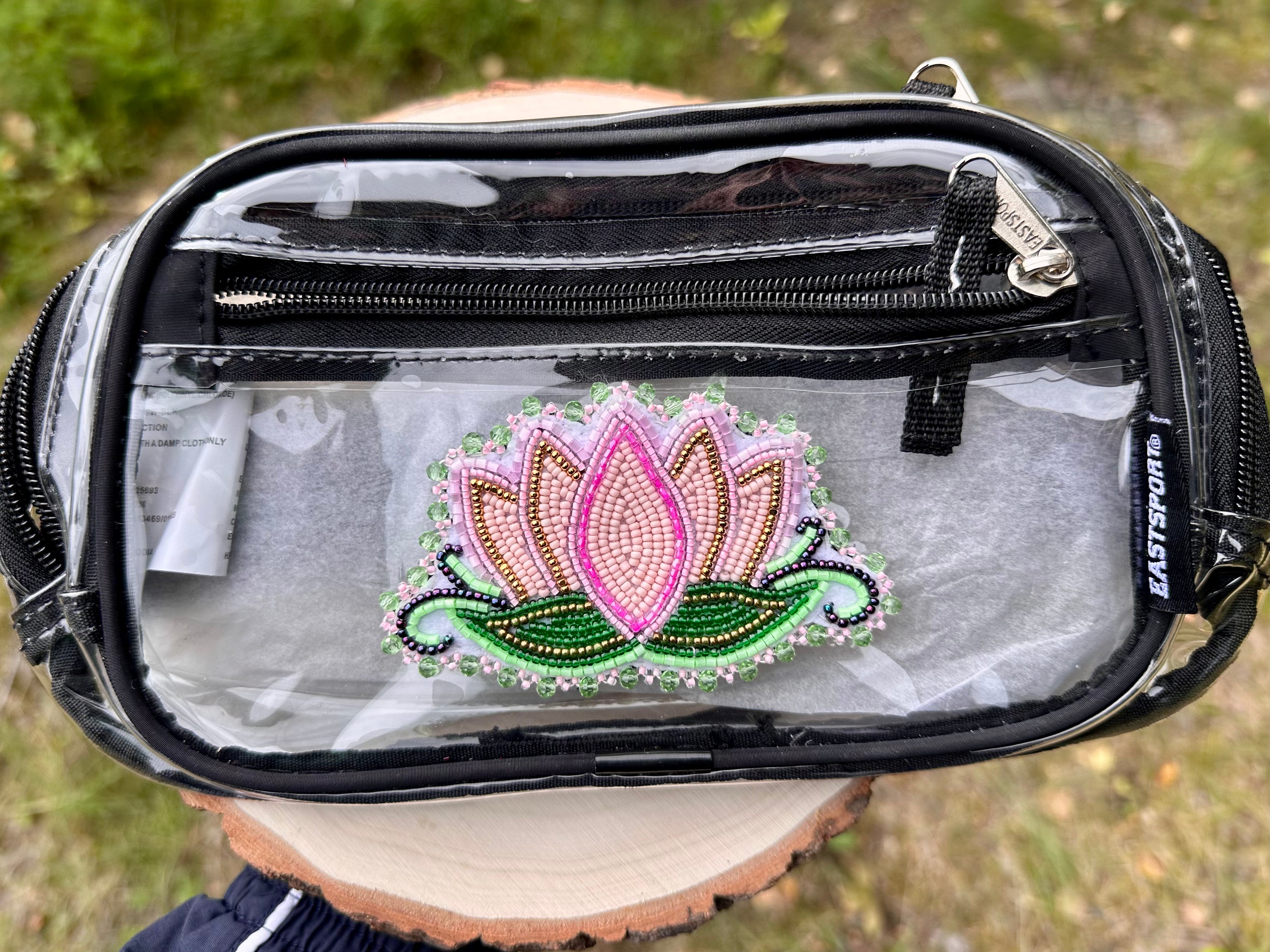 Beaded Lotus Crossbody